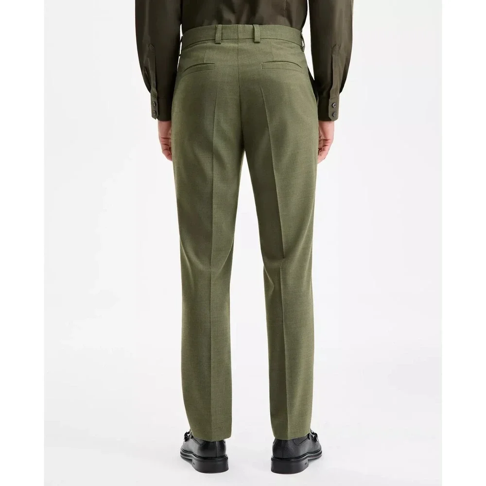 HUGO by Hugo Boss Mens Modern fit 2-pc Suit Jacket 36S 32W 30L Olive Green